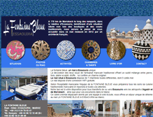 Tablet Screenshot of fontaine-bleue.com
